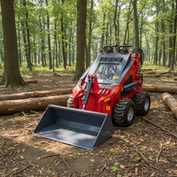 LIVRAISON GRATUITE CE/EPA 320 380 Mini-chargeuse sur chenilles Sea Hawk avec attache de godet, moteur, capacité de charge de 500 kg