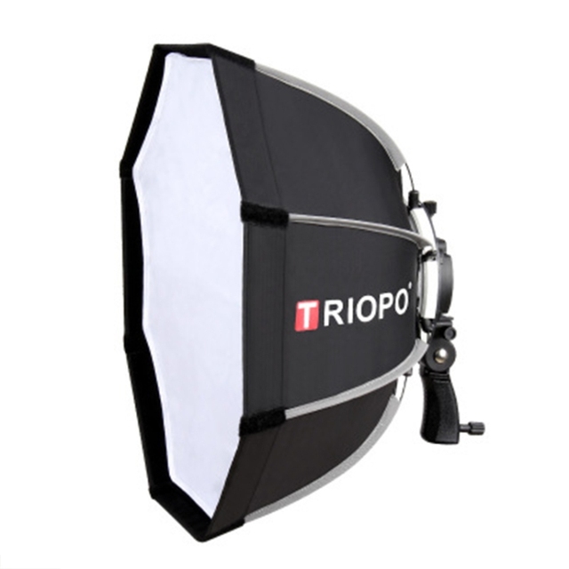 Wholesale Softbox TRIOPO KS55 55cm Speedlite Flash Octagon Parabolic Softbox Diffuser with Bracket Mount Handle Softbox