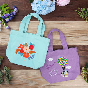 Kit de broderie pour enfants et adultes, sac fourre-tout à la mode, bricolage, artisanat, tricot, Kit de broderie, Kit de démarrage à aiguille avec poinçon, 1 pièce - Product Image 3