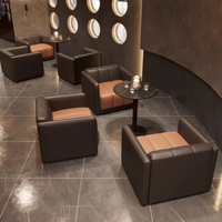 Ensemble de tables et chaises de restaurant au design moderne et personnalisé pour restaurant, café, salon de thé, salon, entrepôt, salle de séjour