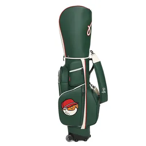 Biểu tượng tùy chỉnh không thấm nước Golf giỏ hàng nhân viên túi PU da Polyester Golf Túi