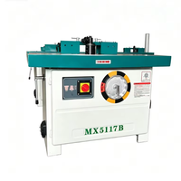 Machine à fraiser verticale à un seul brocheur MX5117B pour le travail du bois, avec table coulissante, machine à fraiser verticale