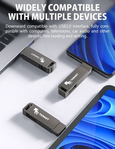 高速580mbs OTG Type-C 3.2 USB 3.0便携式硬盘固态硬盘记忆棒1tb 2TB 128GB容量，用于手机金属USB 3.0 - Product Image 3