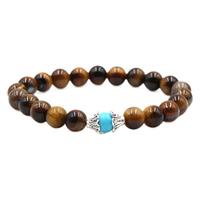 Bracelet en pierres naturelles, perles rondes de 8 mm pour la fabrication de bijoux, vente en gros