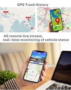 원격 모니터 및 주차 모니터 BMW 호환 12 개월 보증 4G WIFI GPS 듀얼 대시 캠 <span class=keywords><strong>1080P</strong></span> 자동차 <span class=keywords><strong>DVR</strong></span> - Product Image 2