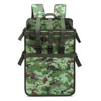 Sac à dos tactique pour hommes, fermeture à glissière, grande capacité, camping en plein air, doublure en polyester, dos respirant renforcé en EVA pour les activités