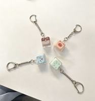 Porte-clés Fidget Keycap à motif personnalisé – Personnalisez votre propre image – Divers styles de base disponibles – 1/2/3/4/9 touches et LED disponibles