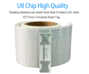 Échantillon gratuit ISO18000-6C étiquette/étiquette RFID UHF/autocollant réinscriptible <span class=keywords><strong>CODE8</strong></span> pour contrôle d'accès passif U à longue portée de gestion d'actifs - Product Image 4