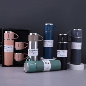 Juego de Termos al por Mayor, Termo de Acero Inoxidable 201/304, Juego de Regalo de Termo con 3 Tapas, Botella de Agua Aislada - Product Image 1