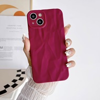 Nouvelle coque de téléphone en gel de silicone pour 17 Pro/15/14/13 Pro Max/16X avec design 3D, couleur unie, dissipation thermique et cordon