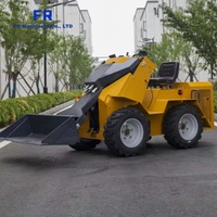 FS-S490 Backhoe Loader 4x4 Grosir dan Eceran Pabrik Mini Skid Steer Loader Operasi Pekerjaan Tanah Skala Kecil