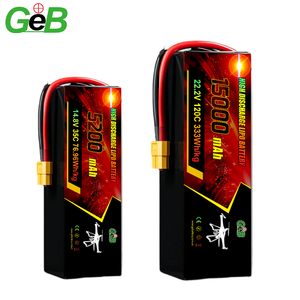 GEB 11.1V 14.8V 22.2V RC 리포 배터리 <span class=keywords><strong>3S</strong></span> 4S 6S 5200mAh 6000mAh 7200mAh 8500mAh 15000mAh 충전식 리포 배터리 (RC 드론용) - Product Image 2