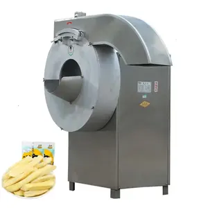 Máquina automática de fatiar batatas fritas, cortador de batata, máquina para fazer batatas fritas