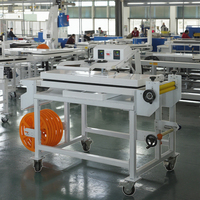 Presse à chaud haute pression à deux plaques chauffantes Haute efficacité pour l'impression de lanière/ruban Collection de lanière sur support mobile