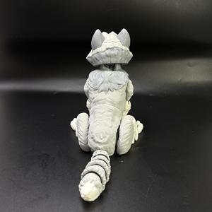 Vashine 3D stampato PLA colorato personalizzato PLA Action Figure <span class=keywords><strong>lupo</strong></span> giocattoli in movimento per bambini giocattolo colorato cristallo flessibile Zoo Toi - Product Image 6
