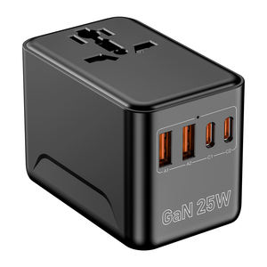 World International Universal 25W Travel Adapter Extension Socket Multi Plug Indian Specifications All One Gan Mobile <strong>Phone</strong> - Product Image 1
