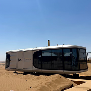 Capsule d'espace de bureau détachable personnalisable Matériau de panneau sandwich en acier durable pour une maison de conteneur de relocalisation facile - Product Image 1