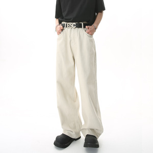 <span class=keywords><strong>Jeans</strong></span> Maillard Premium di Alta Qualità, Trendy, per Uomo <span class=keywords><strong>e</strong></span> Donna, Vestibilità Ampia, Casual, Gamba Larga, Personalizzabili, Pantaloni <span class=keywords><strong>Lunghi</strong></span>, Vendita all'Ingrosso ODM - Product Image 2