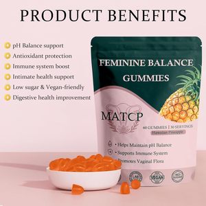 Gummies Probiotiques pour Femmes Saveur Ananas – Complément Alimentaire pour la Santé Immunitaire <span class=keywords><strong>et</strong></span> le Bien-être – Prébiotiques <span class=keywords><strong>et</strong></span> Probiotiques à Base de Plantes - Product Image 4
