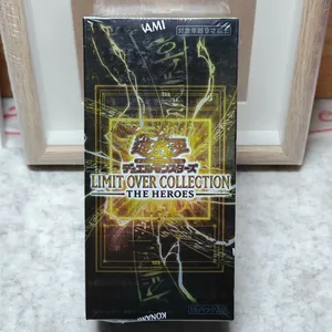 YuGiOh Limit Over Collection the Heroes Booster Box Versión Japonesa Caja Negra Cartas de Juego de Anime - Product Image 5