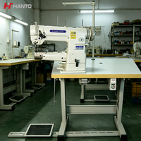 Machine à coudre industrielle à bras cylindrique, robuste, 220V 800W, pour la production de cuir épais, de tissus d'ameublement et de sacs