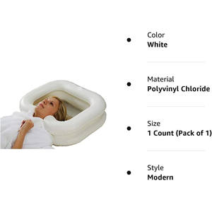 Bol de shampooing portable gonflable avec bassin de shampooing gonflable d'oreiller - Product Image 4