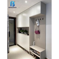 Armoire en métal et bois personnalisée, style industriel moderne, avec étagères ouvertes pour le rangement des vêtements – Offre Spéciale