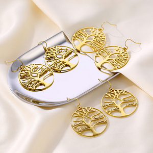 <span class=keywords><strong>Orecchini</strong></span> personalizzati con nome multiplo personalizzati stile squisito in <span class=keywords><strong>acciaio</strong></span> inossidabile <span class=keywords><strong>albero</strong></span> <span class=keywords><strong>della</strong></span> <span class=keywords><strong>vita</strong></span> <span class=keywords><strong>orecchini</strong></span> regalo per la madre - Product Image 5