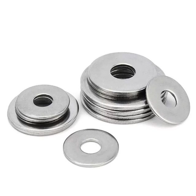 High Strength 304/201/316 Stainless Steel Flat Washer Plain Finish DIN Standard