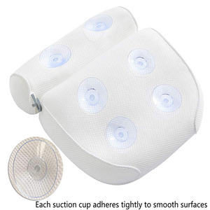 <span class=keywords><strong>Coussin</strong></span> de bain antidérapant avec ventouses, <span class=keywords><strong>coussin</strong></span> de repose-tête pour <span class=keywords><strong>baignoire</strong></span> - Product Image 2