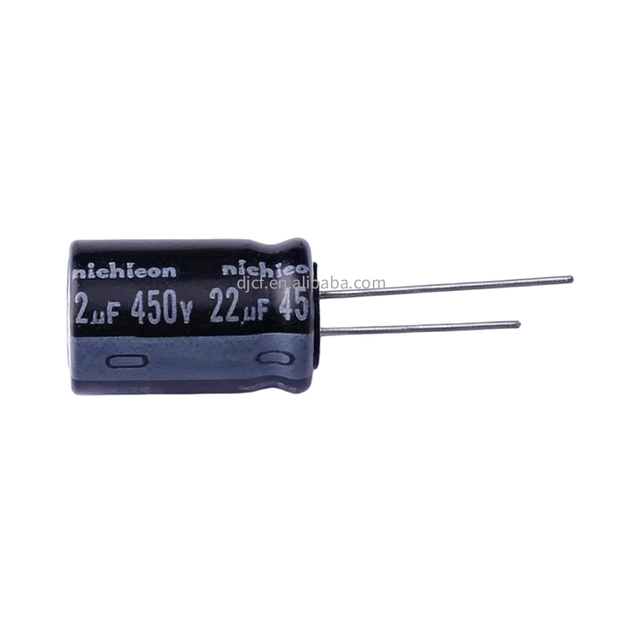 NICHICON UVZ2W220MHD 22uF 450V Radial Aluminum Electrolytic Capacitor DIP-2 Package 105 High Ripple Current