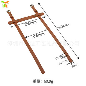 Correas de yoga de cuero PU en stock, mantas para el hogar, correas de almacenamiento, colchonetas para acampar al aire libre y correas de transporte. - Product Image 5