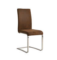 Vente en gros de chaises de salle à manger, mobilier, salon moderne, chaises de cuisine, sièges latéraux rembourrés, chaise de salle à manger en tissu similicuir