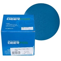 Disque abrasif en film céramique bleu Deerfos SA331 125 mm, dureté moyenne, à crochets et boucles, 5 pouces, grain 40-3000, OEM