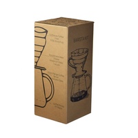 Cafetière Chemex en verre à double paroi personnalisée, inhabituelle, résistante à la chaleur, classique, pour le café filtre avec infuseur