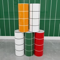 Autocollants muraux 3D modernes en briques, papier peint texturé imperméable DIY, vinyle PVC auto-adhésif pour salon, chambre, salle de bain