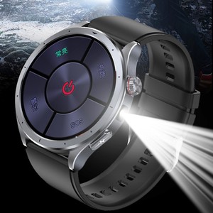 Montre connectée ET472 avec fonction d'appel, lampe de poche, assistant IA-GPT, étanche IP68, surveillance de la température corporelle, ECG, moniteur de santé - Product Image 6