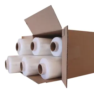 High-quality Stretch Wrap-around Film and Shrink Wrap for Industrial Packaging Needs Machine Use Stretch Film Plastic Soft Lldp