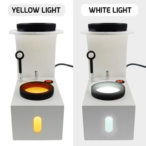 Xtester-Dual Light Desktop Polariscope Built-in Light with 2 Glass Polarized Filter Rotatable Jewelers <b>Tool</b> - Product Image 3