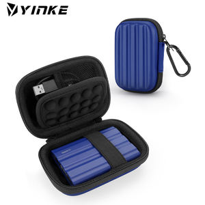 Yinke – étui de transport Compatible avec Samsung <span class=keywords><strong>T7</strong></span> <span class=keywords><strong>Shield</strong></span>/<span class=keywords><strong>T7</strong></span>/<span class=keywords><strong>T7</strong></span> Touch Portable SSD dur EVA Portable voyage stockage housse de protection - Product Image 1