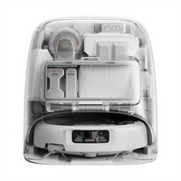 Nettoyeur de sols commercial ROMO S/A /P avec aspiration en caoutchouc de 25000 Pa, détection d'obstacles au niveau du millimètre, réservoir d'eau propre de 4 L, batterie 5000 mAh, 3 fonctions