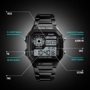 Reloj Digital SKMEI 1335 de Diseño Innovador, Marca Favorita, Nuevo, Económico, Reloj para Hombre, Práctico - Product Image 5