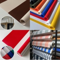 Bâche de protection solaire personnalisée en PVC à rayures camouflage pour extérieur, directement du fabricant