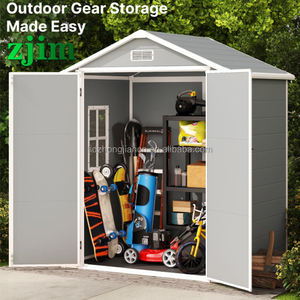 מחסן חוץ קקי פלסטיק גינה מחוץ לפטיו בית אחסון - Product Image 6