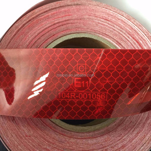 High Viz แผ่นสะท้อนแสง DOT-C2แบบปริซึมกันน้ำสติกเกอร์สะท้อนแสงสำหรับรถบรรทุกสติกเกอร์ความปลอดภัยที่เด่นชัดเทปสะท้อนแสงสำหรับรถพ่วง - Product Image 6