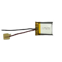 Batterie liquide rechargeable LithoTop OEM ODM 3.7V 702530 500mAh certifiée ISO9001, cathode LiCoO2 de haute qualité, 500 cycles