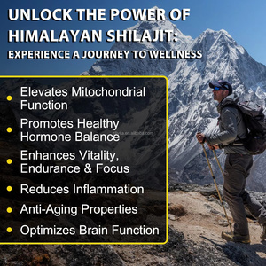 Résine de Shilajit Pur de l'Himalaya 50g Qualité Or 60% Acide Fulvique Testé en Laboratoire Pâte de Shilajit Biologique Prêt à Expédier Marque Privée - Product Image 4