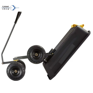 Tùy chỉnh Heavy-Duty Mini Poly Dump giỏ hàng với bốn bánh Cấu trúc bền vườn công cụ giỏ hàng xe cút kít hỗ trợ OEM - Product Image 6