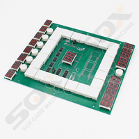 Kit de machine de jeu multi-étoiles de football de carte de circuit imprimé d'arcade de bricolage avec des accessoires de clavier de Mario
