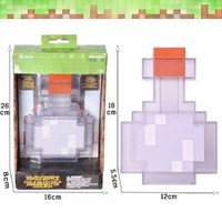 Lampe à bouteille LED populaire à changement de couleur, lumière de potion Minec Raft pour la décoration